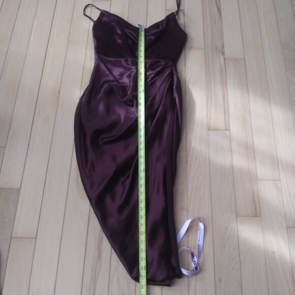 NWT House of CB London Satin Gathered Corset Reva Dress size small very sexy - Picture 13 of 16